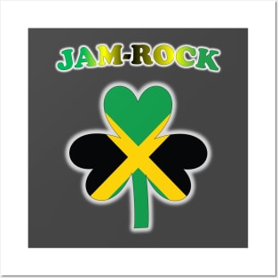 Jamrock - Cool Jamaican Shamrock Posters and Art